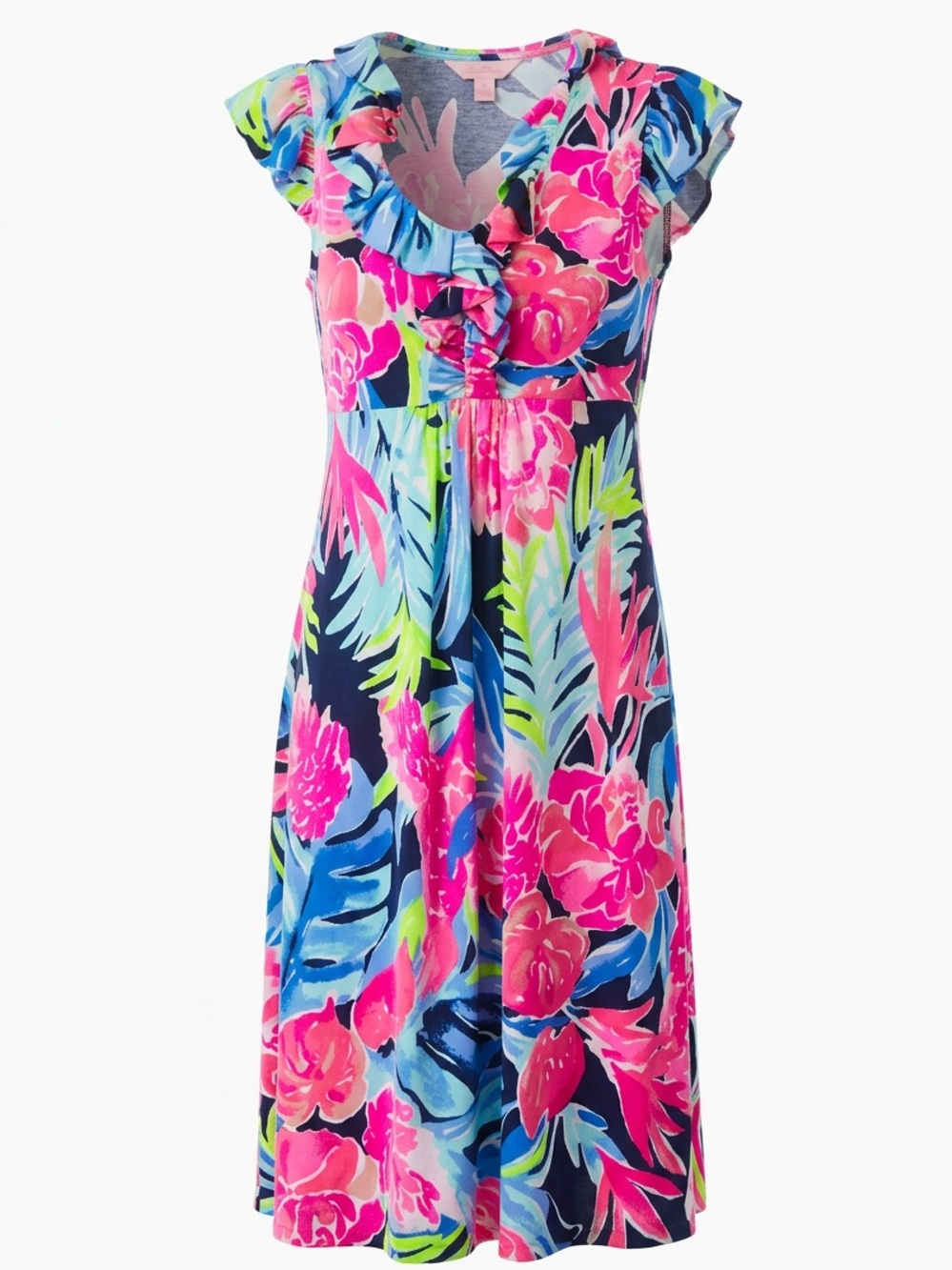 Lily Pulitzer Mini Pink, Blue Multi Colored Dress Size XS NWT
